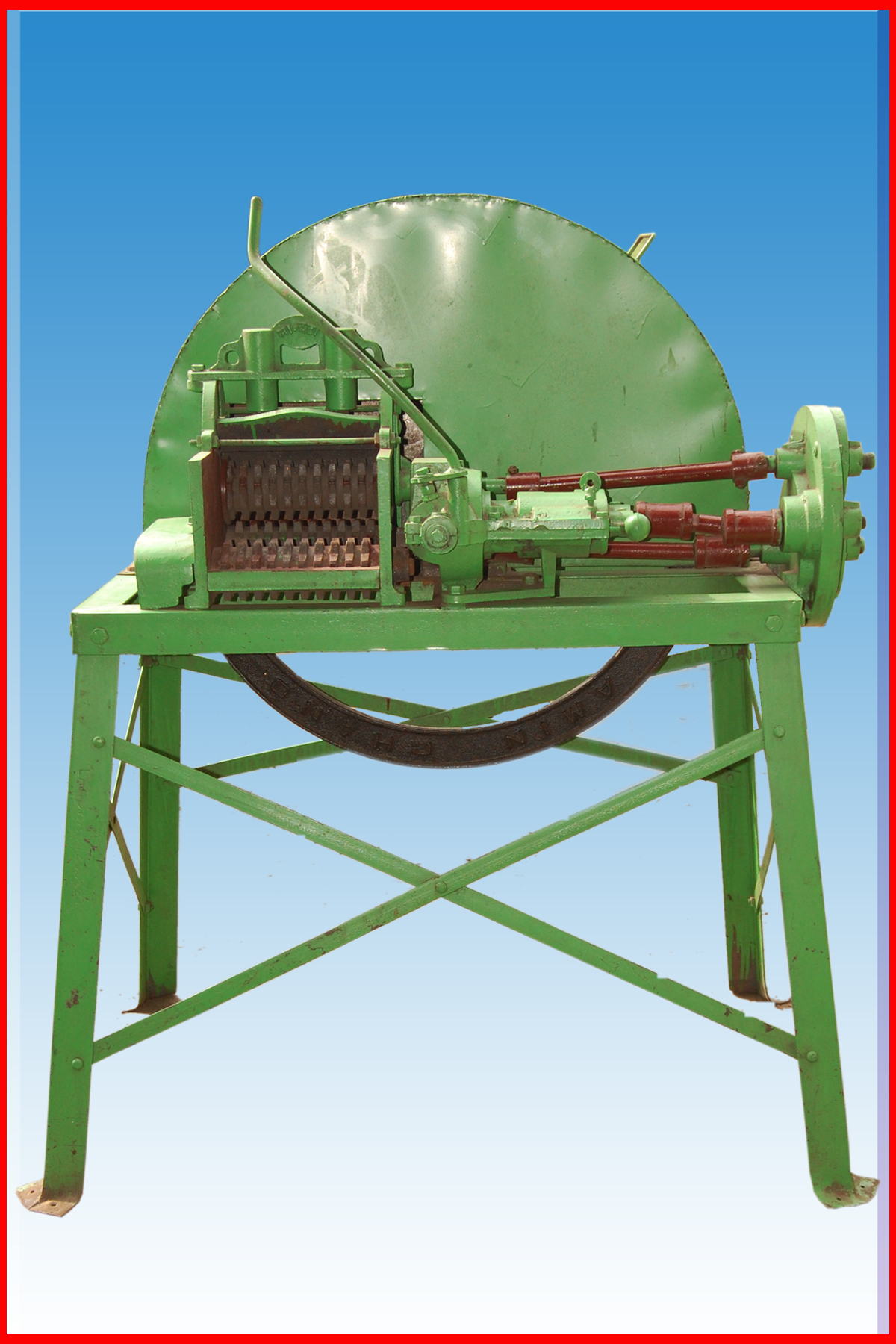 High Power Steel Geared Chaff Cutter Machine